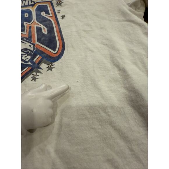 Vintage Champion Mens White Super Bowl Champs 1998 Denver Broncos Shirt XL USA - Picture 7 of 8